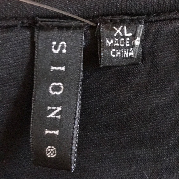 SIONI NWT black sequin top - Picture 6 of 6